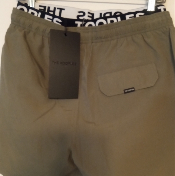 Olive Green Men's Shorts - Picture 4 of 6